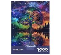 Rompecabezas De 1000 Piezas para Adolescentes Galactic Tree of Life Wall Art Rompecabezas para Adultos Juguetes Antiestrés Desafío Difícil Desafiante De Completar 70x50cm/1000pcs