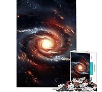 Rompecabezas de 1000 Piezas para Adolescentes Galaxia Espiral en el Espacio Desafío de Inteligencia Cerebral Juguetes adictivos Juegos educativos Mejora la Memoria Regalo de cumpleaños (38x52cm)