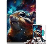 Rompecabezas de 1000 Piezas para Adolescentes: Galaxias, Ardillas Un Juego desafiante Toda la Familia (tamaño 75x50cm)