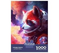 Rompecabezas De 1000 Piezas para Adolescentes Galaxy Red Panda Rompecabezas para Adultos Juegos Familiares Mejora La Memoria Cumpleaños Y Navidad 52x38cm/1000pcs