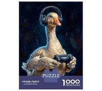Rompecabezas De 1000 Piezas para Adolescentes Gamer Goose Rompecabezas para Adultos Juegos Relajantes Que Mejoran La Memoria Regalos para Reducir El Estrés 38x26cm/1000pcs