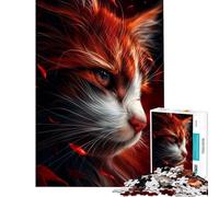 Rompecabezas de 1000 Piezas para Adolescentes Gato mi Divertido Amigo Ayuda a ejercitar el Cerebro Desafío difícil Juegos relajantes para Mayores de 14 años (50x75cm)
