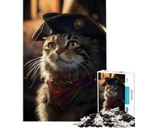Rompecabezas de 1000 Piezas para Adolescentes Gatos Piratas IV desafío de Inteligencia Cerebral Juguetes adictivos Juegos relajantes para la diversión Familiar Regalo artístico (tamaño 50x75cm)