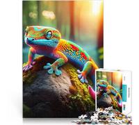 Rompecabezas de 1000 Piezas para Adolescentes Geco Juego Familiar para aliviar el estrés: desafío difícil Buen Regalo 52x38cm