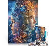 Rompecabezas de 1000 Piezas para Adolescentes Géminis Juego Familiar para aliviar el estrés: desafío difícil Una Obra de Arte 52x38cm