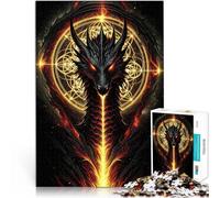 Rompecabezas de 1000 Piezas para Adolescentes Geometría Sagrada del Dragón Juegos Juguetes Regalo Regalo para cumpleaños 52x38cm
