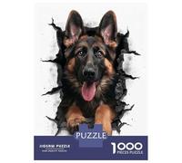 Rompecabezas De 1000 Piezas para Adolescentes German Shepherd Dog Rompecabezas para Adultos Juego Práctico Difícil Regalos De Cumpleaños Y Únicos 70x50cm/1000pcs