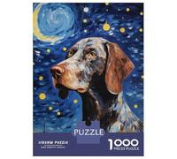 Rompecabezas De 1000 Piezas para Adolescentes German Shorthaired Pointer Rompecabezas para Adultos Juegos De Relajación Desafío Difícil Desafío Educativo 70x50cm/1000pcs