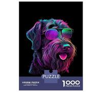 Rompecabezas De 1000 Piezas para Adolescentes German Wirehaired Pointer Rompecabezas para Adultos Juego Familiar Difícil Difícil Cumpleaños Y Navidad 70x50cm/1000pcs