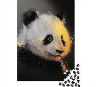 Rompecabezas De 1000 Piezas para Adolescentes Giant Panda Wall Art Print Rompecabezas para Adultos Juguetes De Bricolaje Difícil Difícil Diversión En El Hogar Actividades, 70x50cm/1000pcs