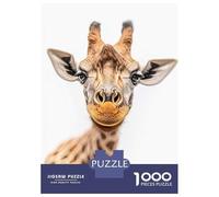 Rompecabezas De 1000 Piezas para Adolescentes Giraffe Close-Up Rompecabezas para Adultos Juegos Divertidos Decoración Cumpleaños, Navidad 70x50cm/1000pcs