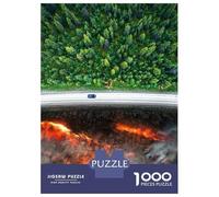 Rompecabezas De 1000 Piezas para Adolescentes Global Warming Rompecabezas para Adultos Juegos De Relajación Ensamblaje De Patrones Diversión En Casa Actividades, 38x26cm/1000pcs