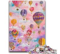 Rompecabezas de 1000 Piezas para Adolescentes, Globo aerostático, 1000 Piezas, Juego Educativo para cumpleaños y Navidad (a Partir de 14 años, 38x26cm)