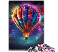 Rompecabezas de 1000 Piezas para Adolescentes: Globo aerostático galáctico Rompecabezas de 1000 Piezas Interacción Entre Padres e Hijos para Reducir el estrés (50x75cm)