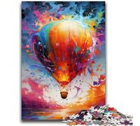 Rompecabezas de 1000 Piezas para Adolescentes, Globo aerostático, Rompecabezas de 1000 Piezas, desafiantes Juegos Familiares, Juguete DIY para Decorar la Pared del hogar, Regalos (50x75cm)