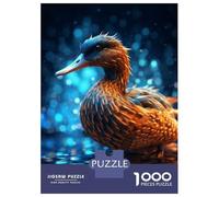 Rompecabezas De 1000 Piezas para Adolescentes Glowing Mallard Duck Rompecabezas para Adultos Juguetes Antiestrés Regalos De Desafío Difícil para Amigos Y Familiares 38x26cm/1000pcs
