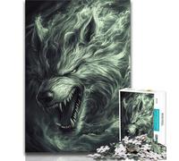 Rompecabezas de 1000 Piezas para Adolescentes Gojirra Chaos 1000 Piezas para Adultos Juegos educativos decoración de Pared cumpleaños y Navidad 38x26cm