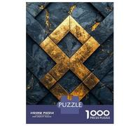Rompecabezas De 1000 Piezas para Adolescentes Gold Diamond on Black Marble Rompecabezas para Adolescentes Juguetes Antiestrés Regalos para Mujeres Regalos para Reducir El Estrés 52x38cm/1000pcs