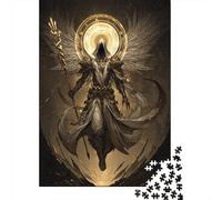 Rompecabezas De 1000 Piezas para Adolescentes Golden Angel Wings Art Print Rompecabezas para Adolescentes Juguetes Antiestrés Difícil Gran Regalo para Jugar 70x50cm/1000pcs