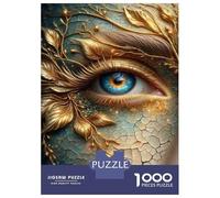 Rompecabezas De 1000 Piezas para Adolescentes Golden Fantasy Eye Art Rompecabezas Juegos Divertidos para La Diversión Familiar Oferta como Regalos para Toda La Familia 70x50cm/1000pcs