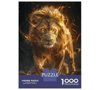 Rompecabezas De 1000 Piezas para Adolescentes Golden Lion Wall Art Print Rompecabezas Juegos Relajantes Análisis Y Lógica Juego Desafiante Regalos 70x50cm/1000pcs