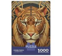 Rompecabezas De 1000 Piezas para Adolescentes Golden Tiger Rompecabezas Juego Familiar Mejora La Memoria Cumpleaños 70x50cm/1000pcs