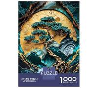 Rompecabezas De 1000 Piezas para Adolescentes Golden Tree of Harmony Art Rompecabezas para Adultos Juegos Familiares Difícil Regalo De Cumpleaños, Regalos, 52x38cm/1000pcs