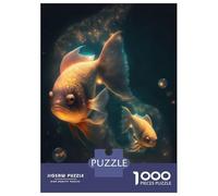 Rompecabezas De 1000 Piezas para Adolescentes Goldfish Cute Animal Rompecabezas para Adultos Juegos De Relajación Desafío Difícil Desafío Educativo 70x50cm/1000pcs