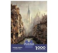 Rompecabezas De 1000 Piezas para Adolescentes Gondolas in Venice Rompecabezas para Adultos Juego De Ingenio Difícil Gran Regalo para Jugar 52x38cm/1000pcs