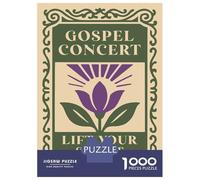 Rompecabezas De 1000 Piezas para Adolescentes Gospel Concert Rompecabezas para Adultos Juego Práctico Decoración De Pared Regalos Y Cumpleaños Únicos 38x26cm/1000pcs
