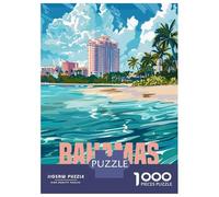 Rompecabezas De 1000 Piezas para Adolescentes Grand Bahama Bahamas Rompecabezas para Adultos Juego Práctico Decoración De Pared Regalos Y Cumpleaños Únicos 38x26cm/1000pcs