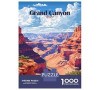 Rompecabezas De 1000 Piezas para Adolescentes Grand Canyon USA Travel Rompecabezas para Adultos Juego Práctico Difícil Regalos De Cumpleaños Y Únicos 38x26cm/1000pcs