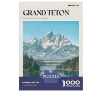 Rompecabezas De 1000 Piezas para Adolescentes Grand Teton National Park Rompecabezas para Adultos Juguetes De Bricolaje Decoración del Hogar Juego Desafiante Regalos 70x50cm/1000pcs