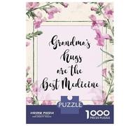 Rompecabezas De 1000 Piezas para Adolescentes Grandmas Hugs Best Medicine Rompecabezas para Adultos Juego Práctico Desafío Difícil Difícil Y Desafiante 70x50cm/1000pcs