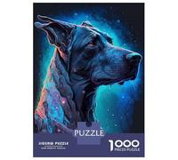 Rompecabezas De 1000 Piezas para Adolescentes Great Dane Dog Rompecabezas Juegos Relajantes Análisis Y Lógica Juego Desafiante Regalos 38x26cm/1000pcs