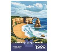 Rompecabezas De 1000 Piezas para Adolescentes Great Ocean Walk Australia Landscape Art Rompecabezas para Adultos Juguetes DIY Pero Divertidos Y Humorísticos Cumpleaños 38x26cm/100