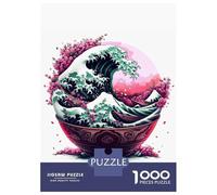 Rompecabezas De 1000 Piezas para Adolescentes Great Ramen Wave Rompecabezas para Adolescentes Juegos Familiares Desafío Difícil Regalos De Cumpleaños Y Únicos 52x38cm/1000pcs