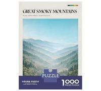 Rompecabezas De 1000 Piezas para Adolescentes Great Smoky Mountains Landscape Rompecabezas para Adultos Juego Familiar Difícil Difícil Cumpleaños Y Navidad 70x50cm/1000pcs