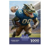Rompecabezas De 1000 Piezas para Adolescentes Gridiron Alligator Ball Rompecabezas para Adolescentes Juego De Ingenio Mejora La Memoria Diversión En Casa Actividades, 70x50cm/1000pcs