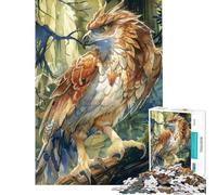 Rompecabezas de 1000 Piezas para Adolescentes Grifo Criatura legendaria Rompecabezas para Adultos Juegos Divertidos Difícil Ideal para cumpleaños y Navidad (tamaño 38x26cm)