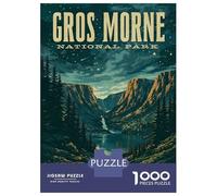 Rompecabezas De 1000 Piezas para Adolescentes Gros Morne National Park Vintage Rompecabezas para Adultos Juegos De Relajación Desafío Difícil Regalo De Cumpleaños, Regalos, 52x38cm/1000pcs