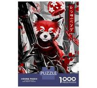 Rompecabezas De 1000 Piezas Para Adolescentes Guardian of The Emerald Forest - Red Panda Rompecabezas Para Adultos Juguetes De Bricolaje Decoración Del Hogar Regalo De Cumpleaños, Regalos, 38x26cm/100