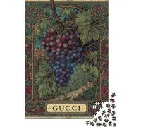 Rompecabezas De 1000 Piezas para Adolescentes Gucci Art Nouveau Poster Rompecabezas para Adultos Juegos Divertidos Decoración Ayuda A Ejercitar El Cerebro 70x50cm/1000pcs
