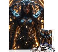 Rompecabezas de 1000 Piezas para Adolescentes Guerrero del Futuro Juguetes de Bricolaje Regalos de Amigo Secreto Juego Educativo para cumpleaños y Navidad tamaño 50x75cm