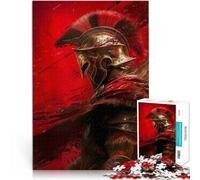 Rompecabezas de 1000 Piezas para Adolescentes Guerrero Espartano de Sangre Caliente Juegos Juguetes Regalo Ideas de Regalos 52x38cm