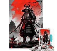 Rompecabezas de 1000 Piezas para Adolescentes Guerrero Ronin Juego Educativo Juguete Intelectual Gran Regalo para Juegos Regalo de cumpleaños (tamaño 38x52cm)