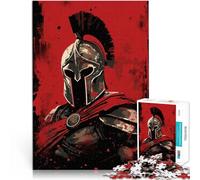 Rompecabezas de 1000 Piezas para Adolescentes Guerreros de Esparta Metal 4 Juego Intelectual Regalos de cumpleaños, Regalos, Arte Mural 75x50cm
