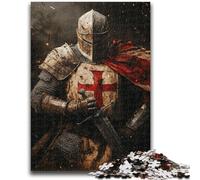Rompecabezas de 1000 Piezas para Adolescentes, Guerreros de fantasía, para Adultos, Juguete Educativo para aliviar el estrés, Regalos y Juguetes geniales (50x75cm)