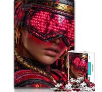 Rompecabezas de 1000 Piezas para Adolescentes, Guerreros de neón, Juegos educativos, decoración del hogar, Regalo de cumpleaños, Regalos, Arte Mural (38x26cm)