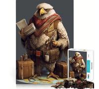 Rompecabezas de 1000 Piezas para Adolescentes, guía de Viaje, águila, Arte de Bordes precisos, Entrenamiento Mental, Juego Divertido y Tranquilo, Regalo de cumpleaños (50x75cm)